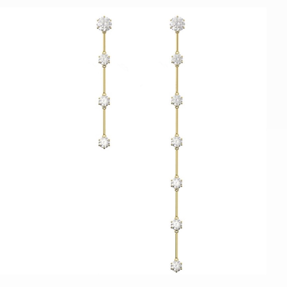 Atelier Swarovski Constella earrings
Asymetrical, White, Gold-tone plated